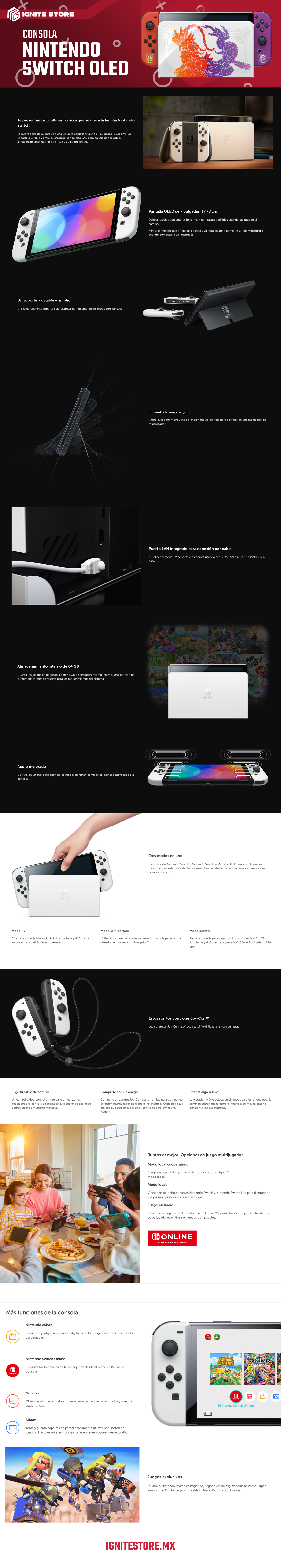 CONSOLA NINTENDO SWITCH POKEMON SCARLET & VIOLET EDITION