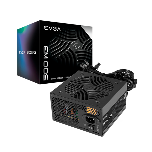 FUENTE DE PODER EVGA 500 W3  500W 80+ WHITE / 100-W3-0500-K1