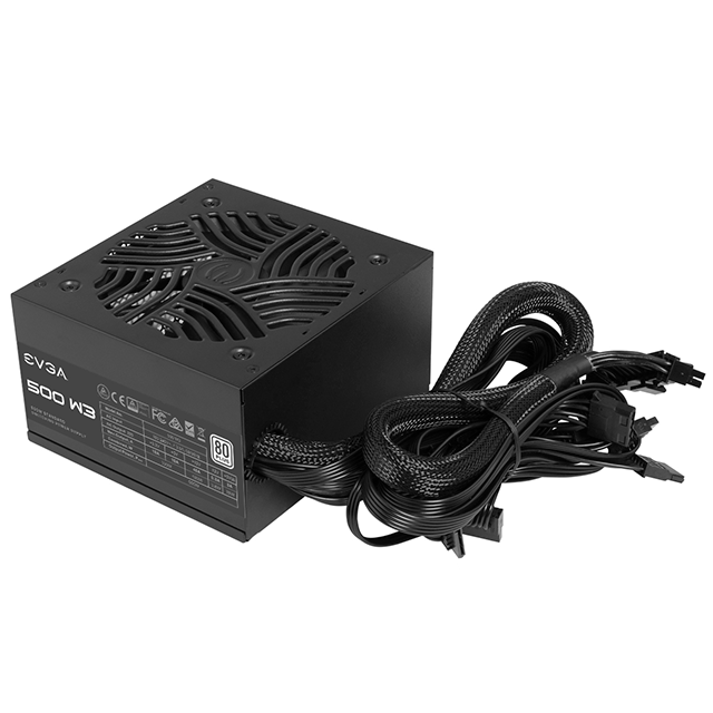 FUENTE DE PODER EVGA 500 W3  500W 80+ WHITE / 100-W3-0500-K1