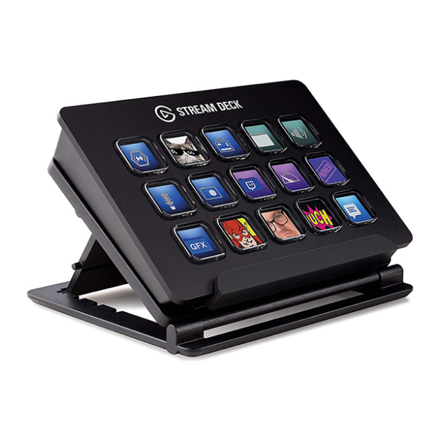 Elgato Stream Deck | Controlador de Estudio | 15 Teclas LCD | Personalizable | Macros | Streaming | YouTube | Twitch | OBS | Mac/PC | 10GAA9901