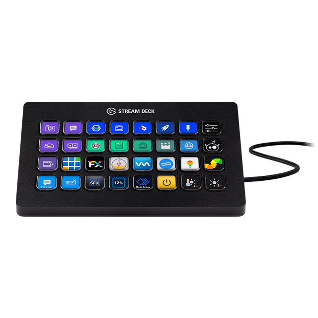 TECLADO EL GATO STREAM DECK XL 32 TECLAS LDC PERSONALIZABLE - 10GAT9901