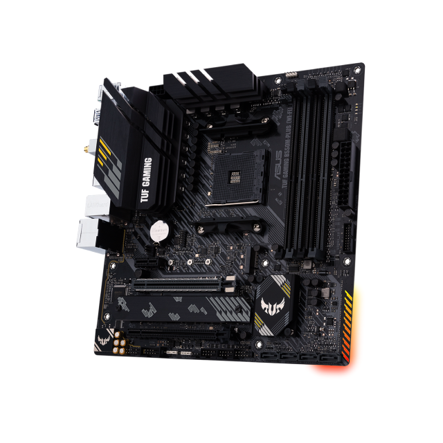 Tarjeta Madre ASUS TUF GAMING B550M-PLUS (WI-FI) | mATX | AM4 |  AMD B550 | DDR4 x 4 (Hasta 128GB) | Wi-Fi 6 | TUF GAMING B550M-PLUS (WI-FI)