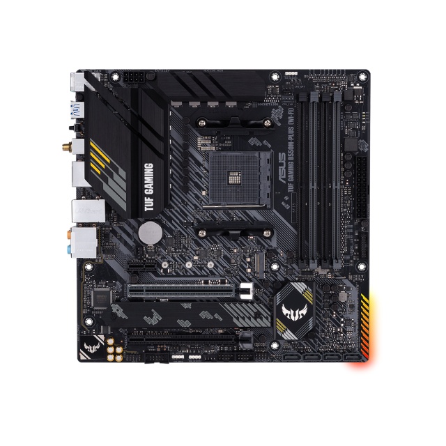 Tarjeta Madre ASUS TUF GAMING B550M-PLUS (WI-FI) | mATX | AM4 |  AMD B550 | DDR4 x 4 (Hasta 128GB) | Wi-Fi 6 | TUF GAMING B550M-PLUS (WI-FI)