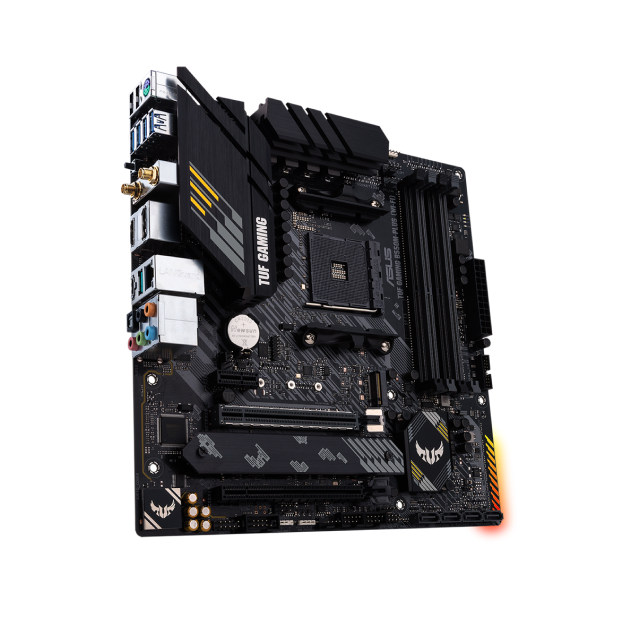Tarjeta Madre ASUS TUF GAMING B550M-PLUS (WI-FI) | mATX | AM4 |  AMD B550 | DDR4 x 4 (Hasta 128GB) | Wi-Fi 6 | TUF GAMING B550M-PLUS (WI-FI)