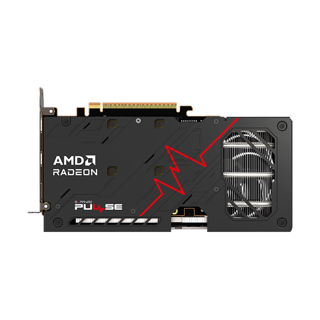 Tarjeta de Video Sapphire PULSE AMD Radeon RX 9060 XT | 16GB GDDR6 | PCI Express 5.0 | 128 Bits | 11350-03-20G