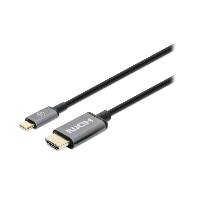 Cable Manhattan USB C (Macho) - HDMI (Macho) | 4K / 30Hz | 2 metros (6 ft.) | 151764