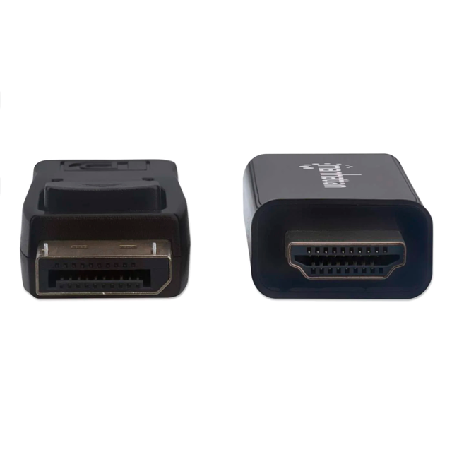 CABLE DE VIDEO MANHATTAN DISPLAYPORT A HDMI M-M 1M / 4K@60HZ / DISPLAYPORT CON SEGUROS - 153195