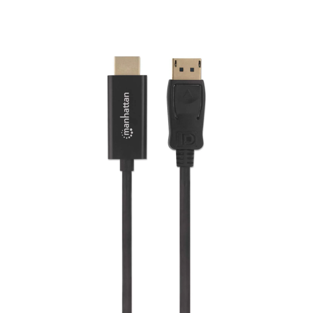 Cable Manhattan DisplayPort (Macho) - HDMI (Macho) | 4K / 60Hz | 1.8 m (6 ft) | Negro | 153201