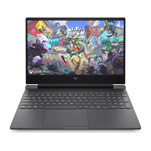 Laptop Gamer HP Victus 15-fa2787nr | Pantalla de 15.6" / FHD / IPS / 144Hz | Intel Core i7-13620H | RTX 5060 8GB | 16GB DDR5 | 512GB SSD | Audio DTS:X Ultra | Windows 11 Home | Teclado en Inglés | Color Meca Silver | 15-fa2787nr | Open Box