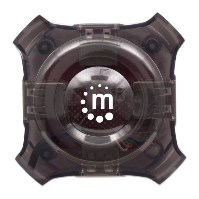 Mini HUB USB Manhattan 162272 | 4 Puertos USB-A | USB 2.0 | Negro | 162272