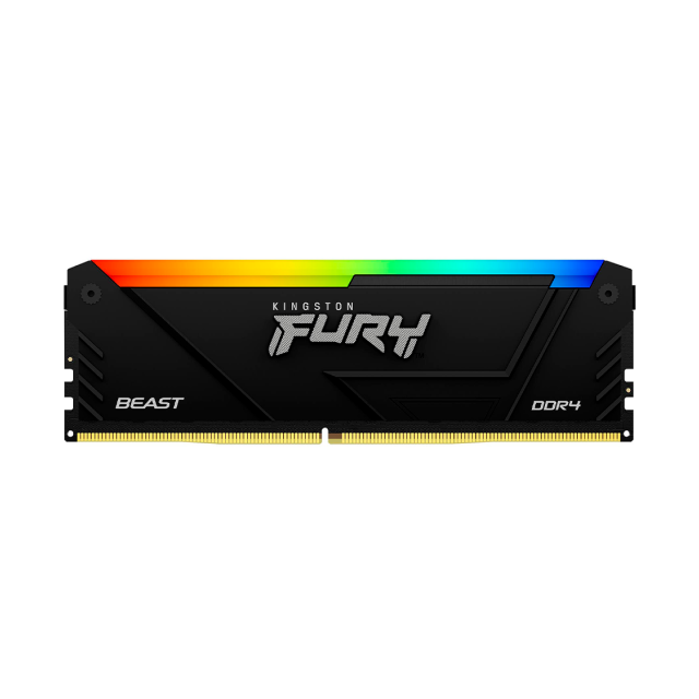 Kit de Memoria RAM Kingston Fury Beast | 16GB (2 x 8GB) | DDR4 | 3200MT/s | CL16 | Intel XMP | KF432C16BB2AK2/16