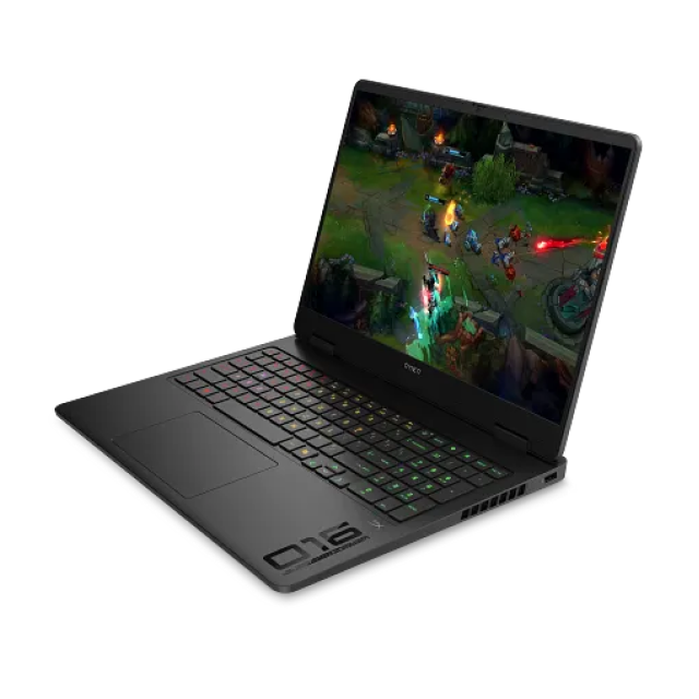 Laptop Gamer HP OMEN 16-AM0073DX | Pantalla de 16" / 2K (1920x1200) / IPS / 144Hz | Intel Core Ultra 7 255H | NVIDIA GeForce RTX 5060 8GB GDDR7 | 16GB RAM DDR5 | 1TB SSD | Windows 11 | Teclado en Inglés | Negro | 16-AM0073DX