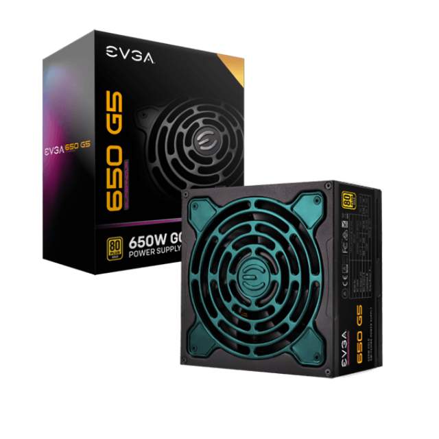 FUENTE DE PODER EVGA 650 G5 650W 80+ GOLD MODULAR / 220-G5-0650-X1