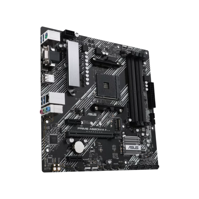 TARJETA MADRE ASUS PRIME A520M-A II/CSM MATX AM4 4DDR4 128GB - PRIME A520M-A II/CSM