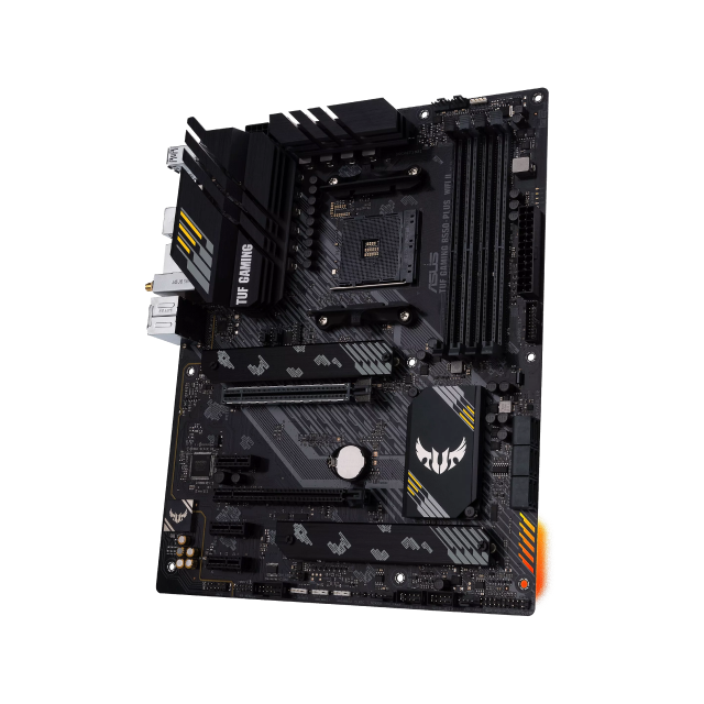Tarjeta Madre ASUS TUF GAMING B550-PLUS WIFI II | ATX | AM4 | DDR4  x 4 (Hasta 128GB) | Wi-Fi 6 / Bluetooth v5.1 | TUF GAMING B550-PLUS WIFI II