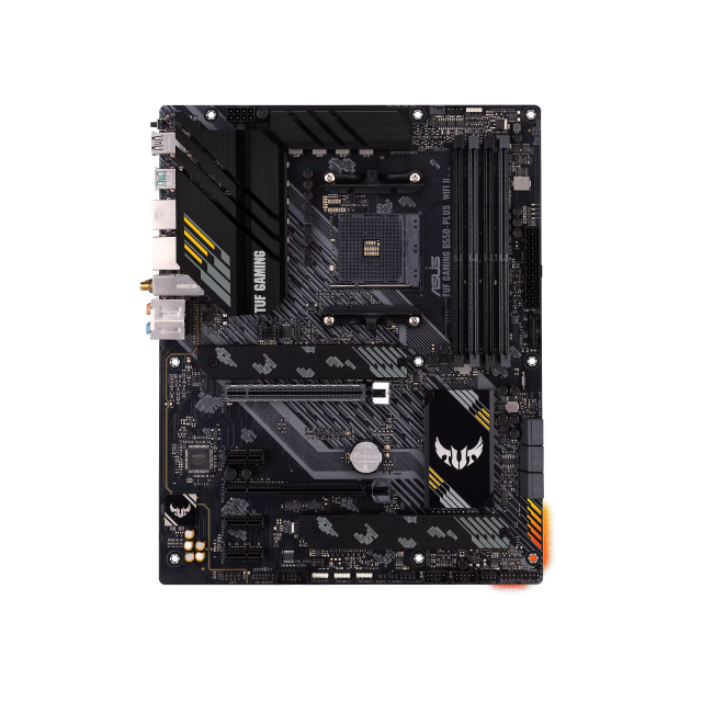 Tarjeta Madre ASUS TUF GAMING B550-PLUS WIFI II | ATX | AM4 | DDR4  x 4 (Hasta 128GB) | Wi-Fi 6 / Bluetooth v5.1 | TUF GAMING B550-PLUS WIFI II
