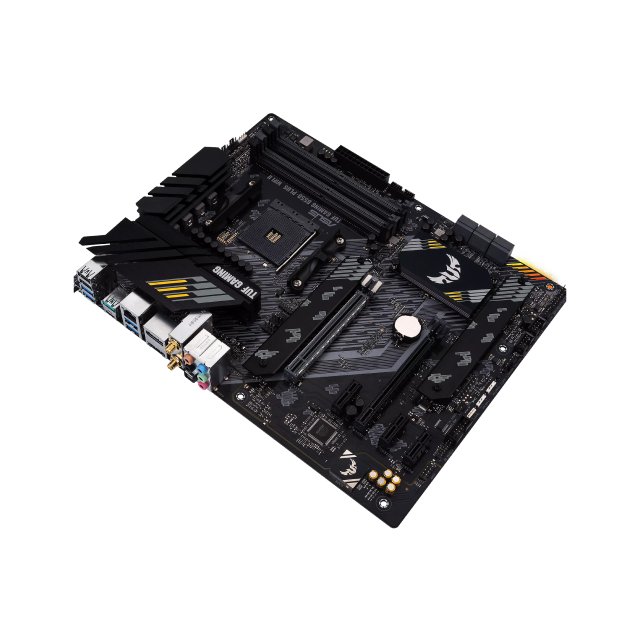 Tarjeta Madre ASUS TUF GAMING B550-PLUS WIFI II | ATX | AM4 | DDR4  x 4 (Hasta 128GB) | Wi-Fi 6 / Bluetooth v5.1 | TUF GAMING B550-PLUS WIFI II