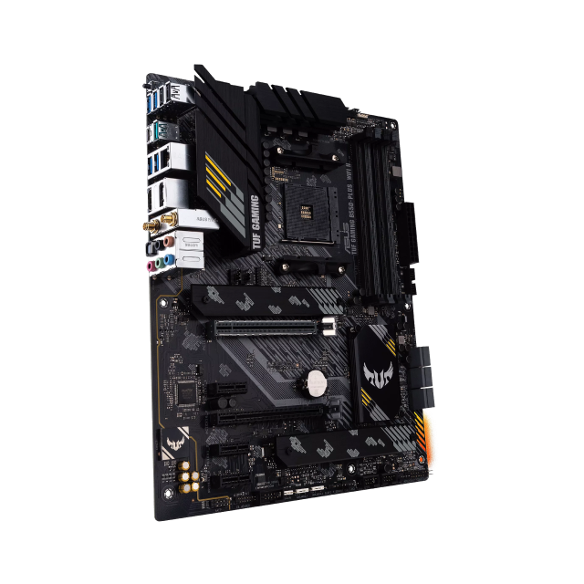 Tarjeta Madre ASUS TUF GAMING B550-PLUS WIFI II | ATX | AM4 | DDR4  x 4 (Hasta 128GB) | Wi-Fi 6 / Bluetooth v5.1 | TUF GAMING B550-PLUS WIFI II