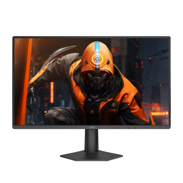 Monitor AOC 24G50F | 23.8" | 1920 x 1080 (FHD) | IPS | 144 Hz | 0.5 ms (MPRT) / 1 ms (GTG) | HDR / HDR10 | HDMI 2.0 / DisplayPort 1.4 / Jack 3.5 mm | Negro | 24G50F