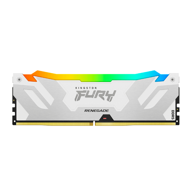 Memoria RAM DDR5 16 GB 6800 MT/s | Kingston FURY Renegade White RGB | CL36 | Non-ECC | XMP 3.0 | KF568C36RWA-16