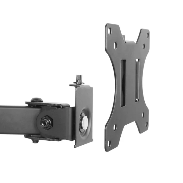 Soporte Articulado para 2 Monitores Manhattan | Monitores de 13” a 32” | Hasta 8 KG por Brazo | Compatible con VESA | Color Negro | 461528