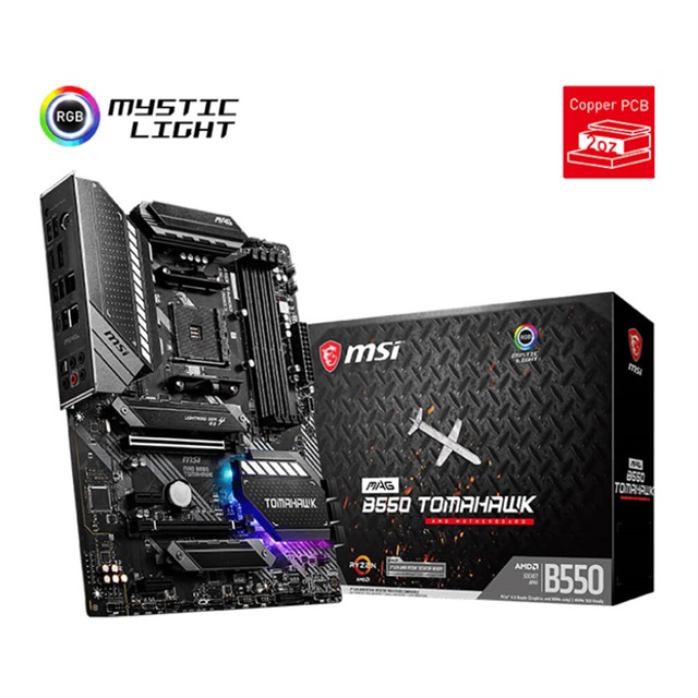 TARJETA MADRE MSI MAG B550 TOMAHAWK ATX AM4 DDR4 / MAG B550 TOMAHAWK