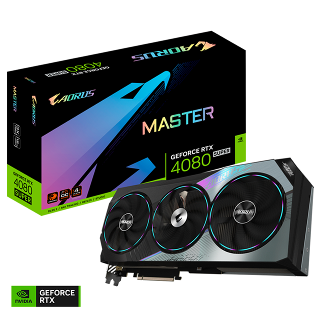 Tarjeta de video Gigabyte AORUS Master RTX 4080 Super | 16GB | GV-N408SAORUS M-16GD