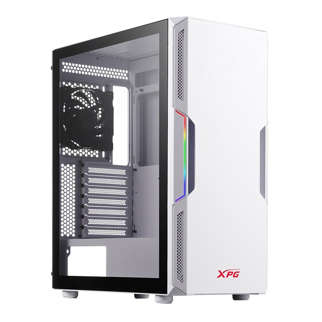 Gabinete ADATA XPG Starker | Blanco | ATX | 1 ventilador ARGB y 1 ventilador preinstalados | STARKER-WHCWW