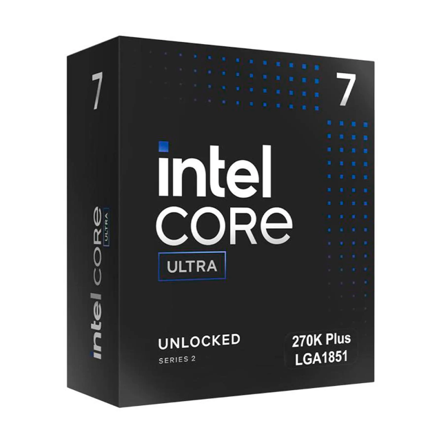 Procesador Intel Core Ultra 7 270K | 24 Núcleos | Hasta 5.5 GHz | 36 MB Caché | Socket LGA 1851 | No Incluye Disipador | BX80768270K