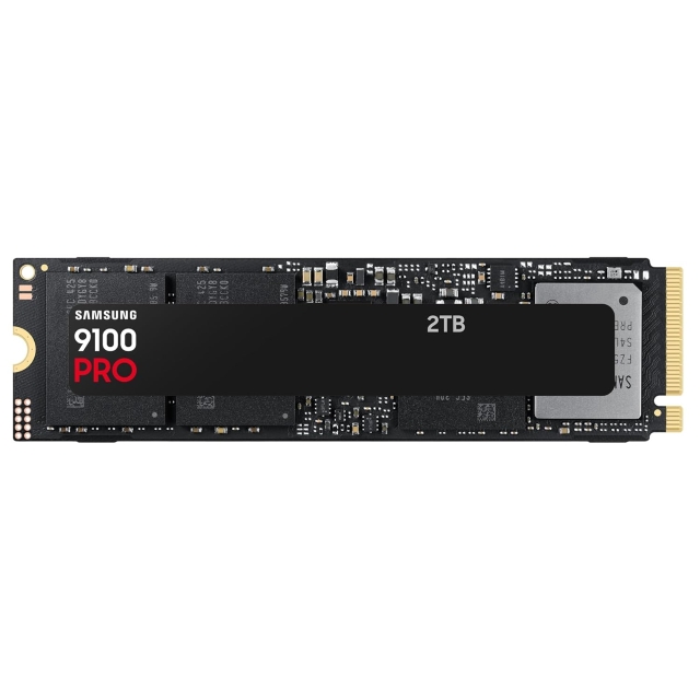 Unidad SSD Samsung 9100 Pro 2 TB | M.2 2280 | NVMe PCIe 5.0 x4 | Hasta 14,800 MB/s Lectura | Hasta 13.400 MB/s de Escritura | MZ-VAP2T0BW