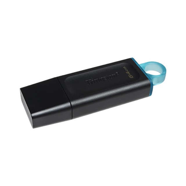 Memoria USB Kingston DataTraveler Exodia | 64GB | USB-A 3.0 | Negro | DTX/64GB