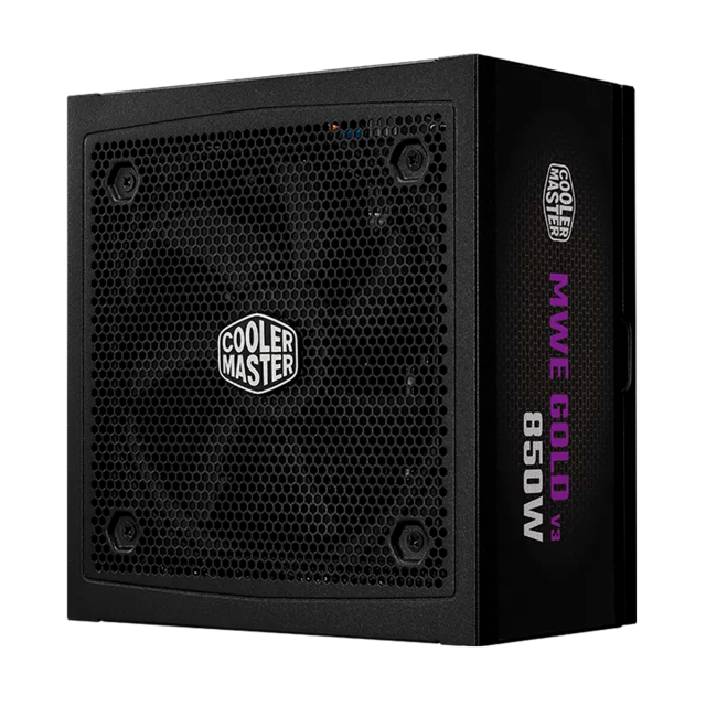 Fuente de Poder Cooler Master MWE Gold 850 V3 | 850W | 80 PLUS Gold | 24-pin ATX | 160 mm | Full Modular | Negro | MPX-8503-AFAG-2EBUS