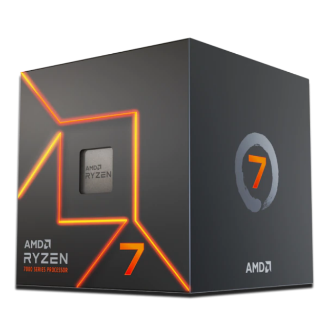 Procesador AMD Ryzen 7 7700 | AM5 | 8 núcleos/16 hilos | 3.8 GHz (5.3 GHz Boost) | 100-100000592BOX