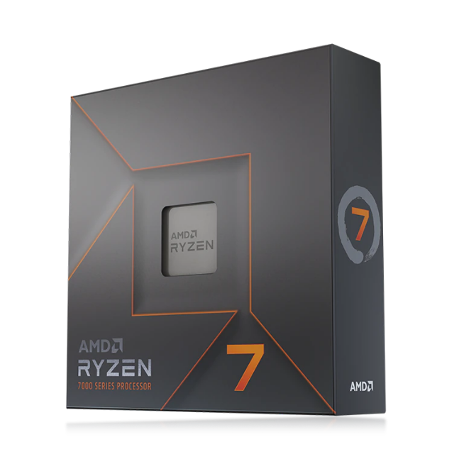 Procesador AMD Ryzen 7 7700X | AM5 | 8 núcleos/16 hilos | Requiere disipador | 4.5 GHz (5.4 GHz Boost) | 100-100000591WOF