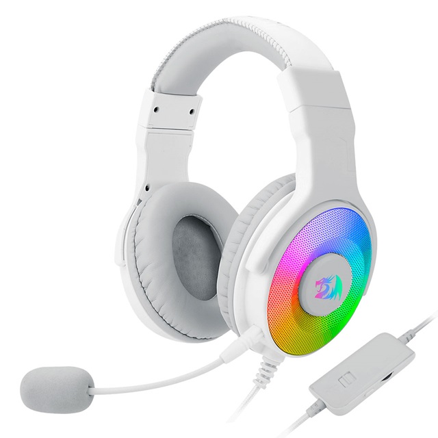 DIADEMA REDRAGON PANDORA 2 | STEREO | BLANCO | PC| X SERIES | PS | SWITCH | MOVIL 3.5mm/USB | H350W-RGB-1