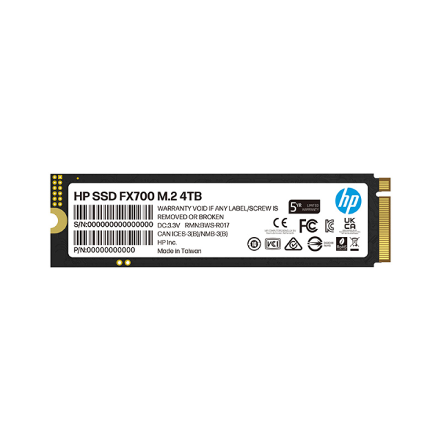 Unidad SSD HP FX700 | 1TB | M.2 | 7200MB/s de lectura | 6200MB/s de escritura | 8U2N3AA