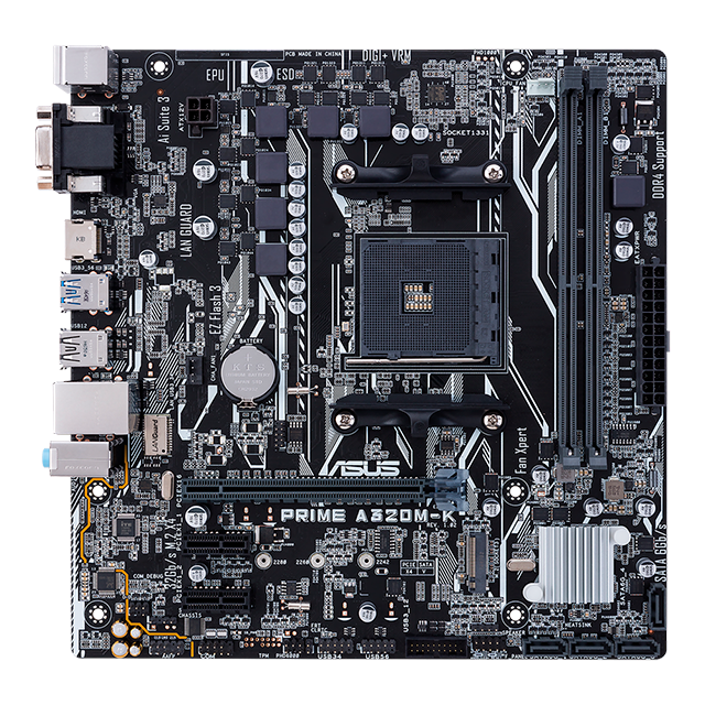 TARJETA MADRE ASUS PRIME A320M-K SOCKET AM4 MICRO ATX MATX DDR4 / 90MB0TV0-M0AAY0