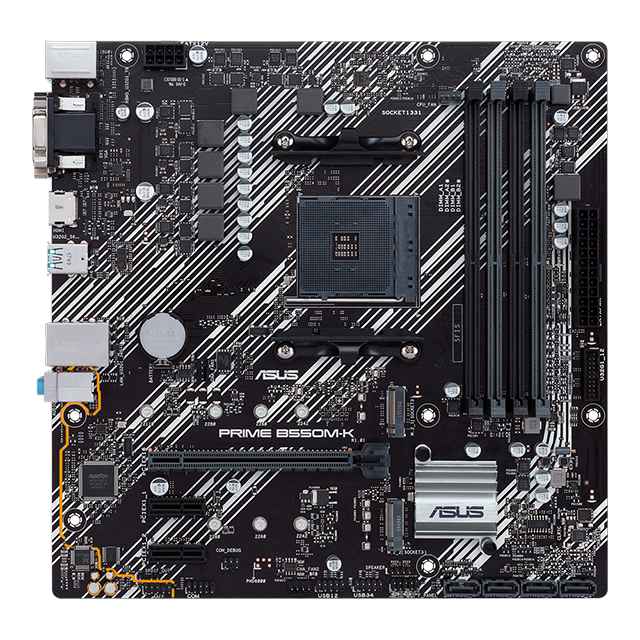 TARJETA MADRE ASUS PRIME B550M-K SOCKET AM4 3RD GEN MICRO ATX MATX DDR4