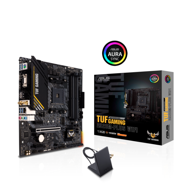 TARJETA MADRE ASUS TUF GAMING A520M-PLUS WIFI - AM4 DDR4 MATX - 90MB17F0-M0EAY0