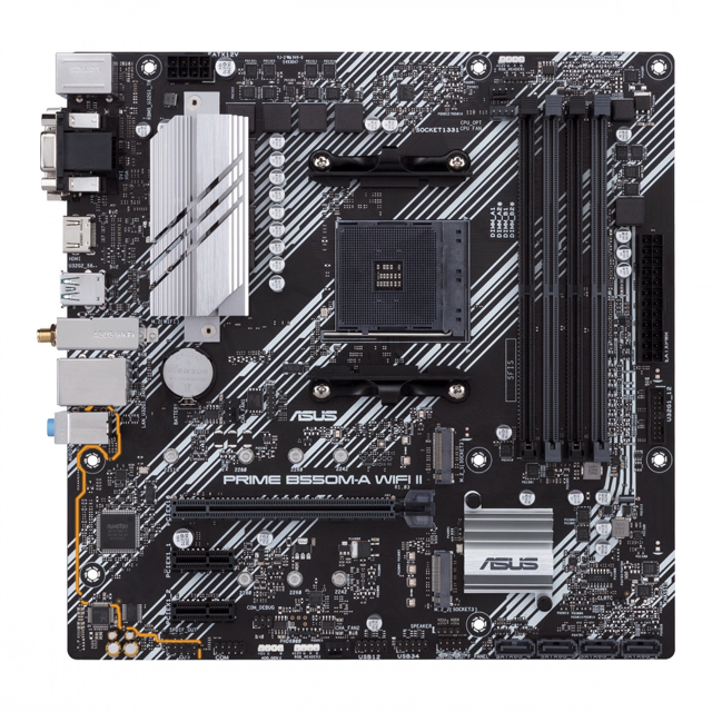 TARJETA MADRE ASUS PRIME B550M-A WI-FI II AMD AM4 MATX - 90MB19X0-M0AAY0