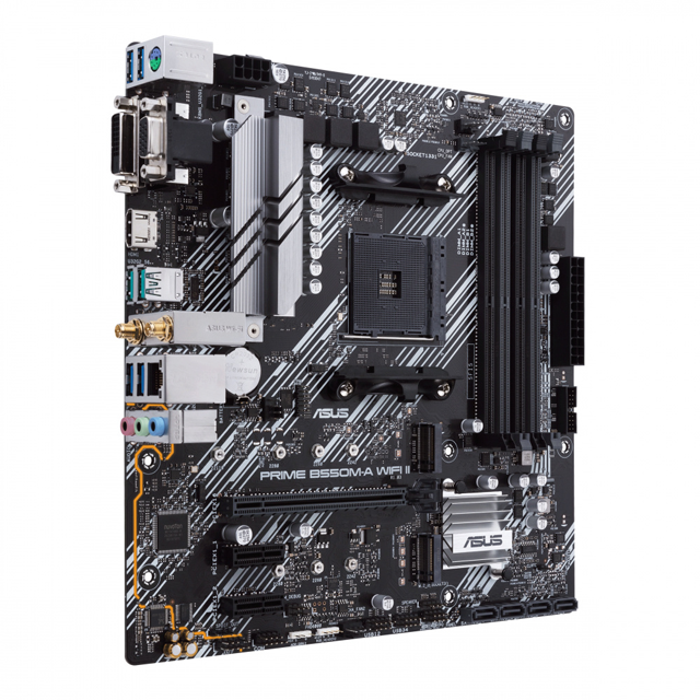 TARJETA MADRE ASUS PRIME B550M-A WI-FI II AMD AM4 MATX - 90MB19X0-M0AAY0