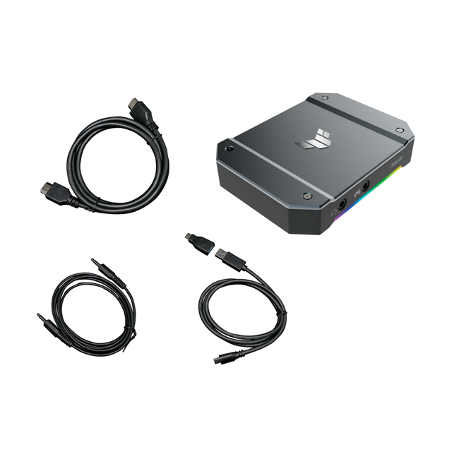 CAPTURADORA EXTERNA ASUS TUF GAMING  BOX-CU4K30 USB 3.0 PLUG AND PLAY - 90ym00h0'b0aa00