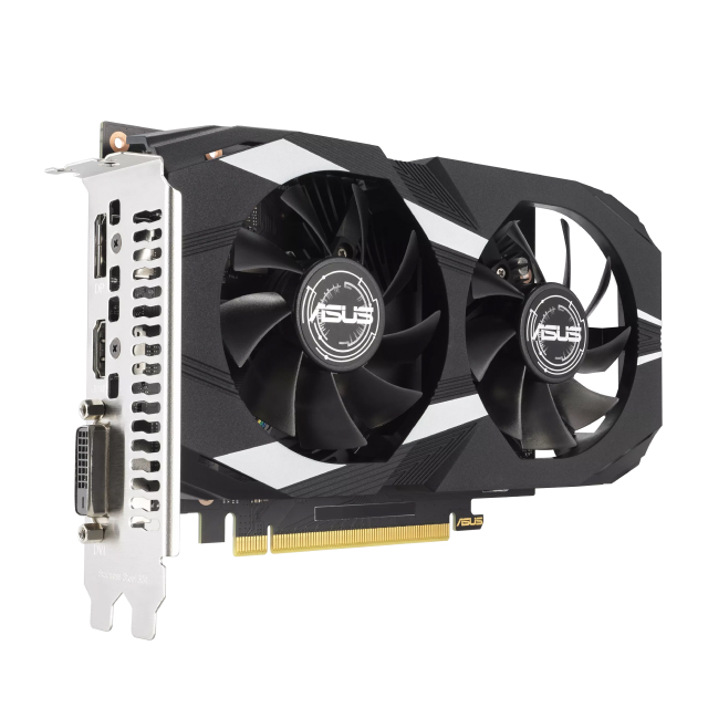 Tarjeta de Video ASUS NVIDIA GeForce RTX 3050 Dual OC | 6GB GDDR6 | 96-bit | PCI Express 4.0 | 90YV0K60-M0AA00