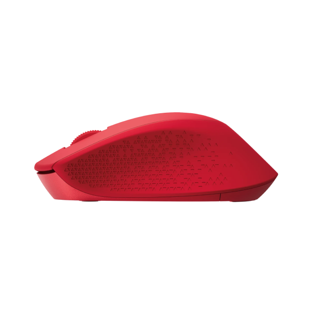 Mouse Inalámbrico Logitech M280 | 1000 DPI | Sensor Óptico | Conexión 2.4 GHz | Incluye 1 Batería AAA | Diseño Cómodo para Diestros | Plug & Play | Rojo | 910-004286