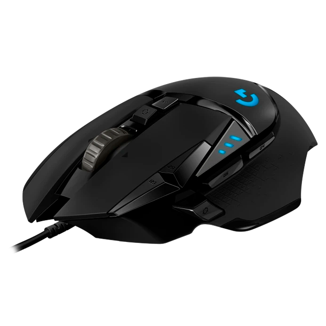 MOUSE GAMER ALAMBRICO LOGITECH G502 HERO RGB USB 16000DPI 11 BOTONES PROGRAMABLES  - 910-005550