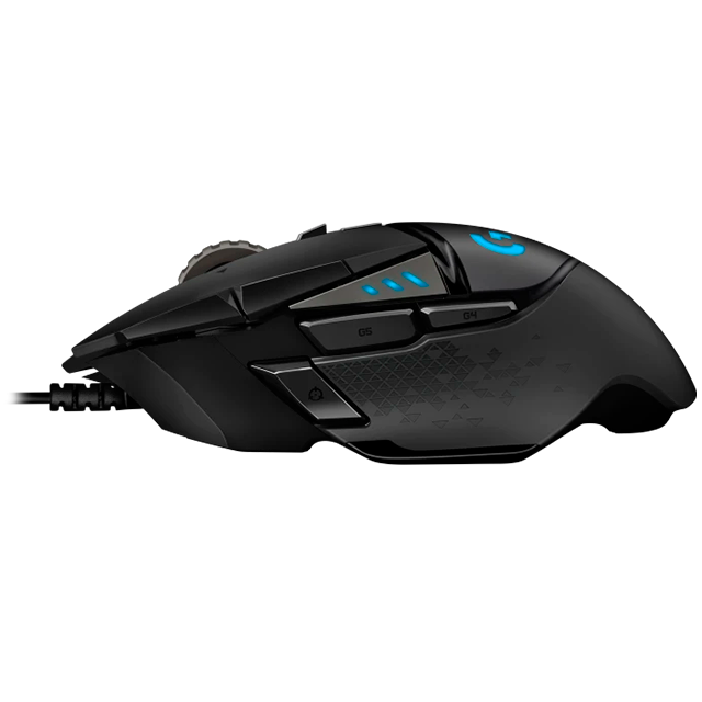 MOUSE GAMER ALAMBRICO LOGITECH G502 HERO RGB USB 16000DPI 11 BOTONES PROGRAMABLES  - 910-005550