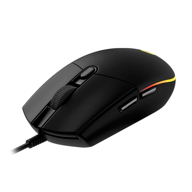 MOUSE LOGITECH G203 LIGHTSYNC BLACK OPTICO USB 8000DPI LED RGB 910-005793
