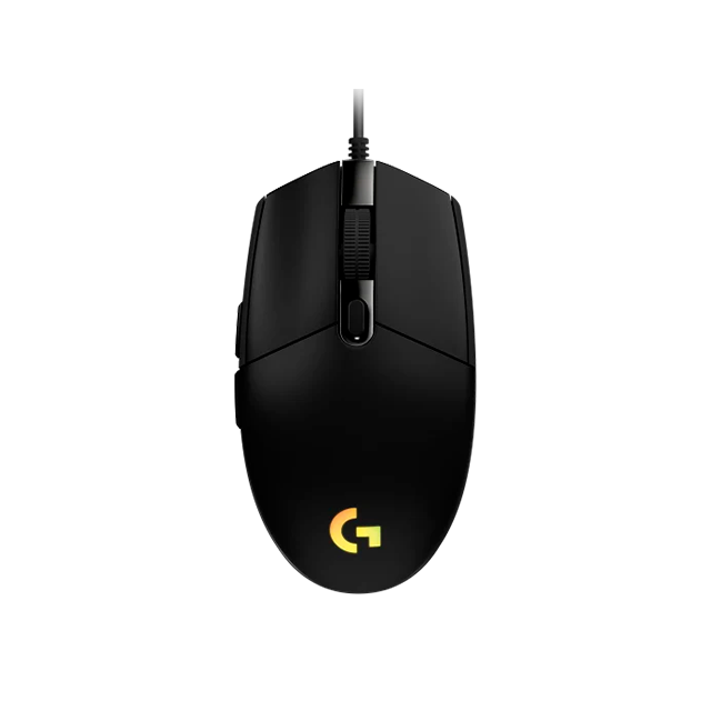 MOUSE LOGITECH G203 LIGHTSYNC BLACK OPTICO USB 8000DPI LED RGB 910-005793