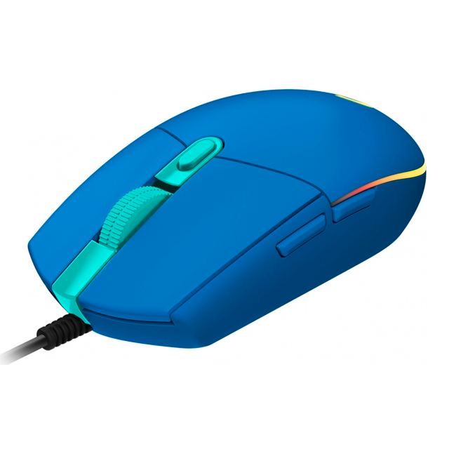 MOUSE GAMER LOGITECH G203 LIGHTSYNC RGB 8,000DPI USB AZUL 910-005795