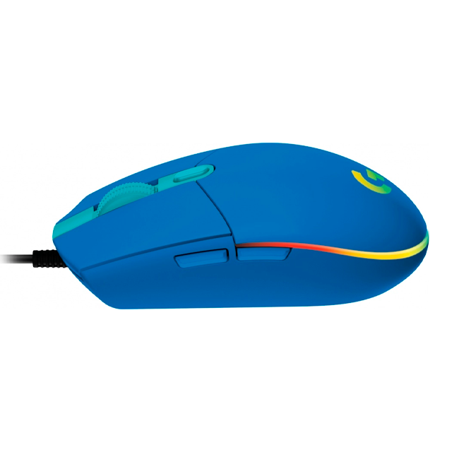 MOUSE GAMER LOGITECH G203 LIGHTSYNC RGB 8,000DPI USB AZUL 910-005795